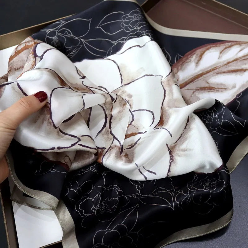 Mulberry Silk Camelia Scarf