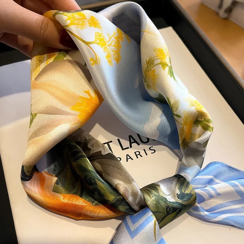 Mulberry Silk Spring Scarf