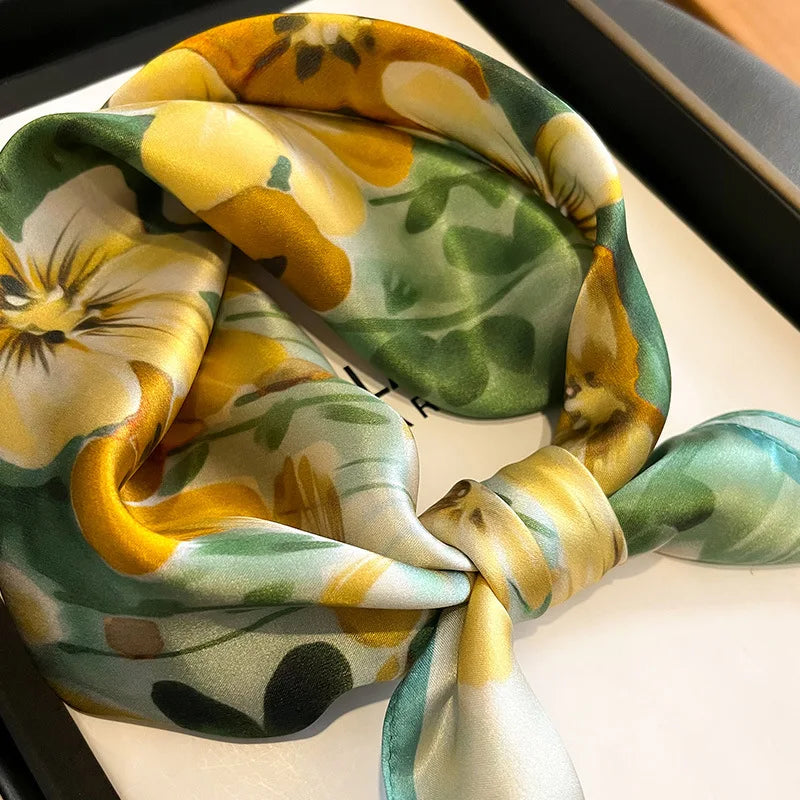 Mulberry Silk Daffodil Scarf