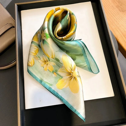 Mulberry Silk Daffodil Scarf